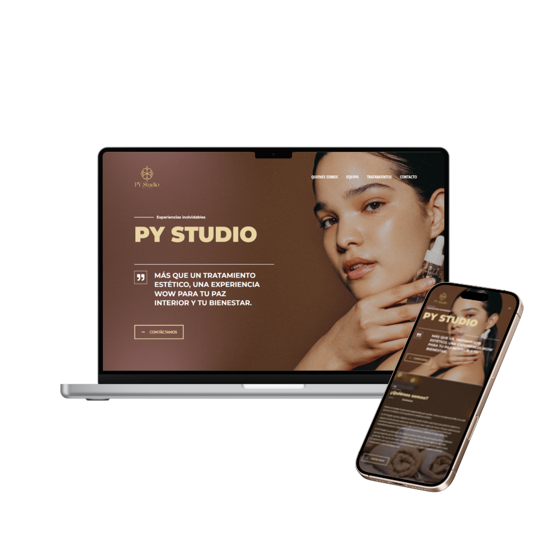 Mockup de PY Studio