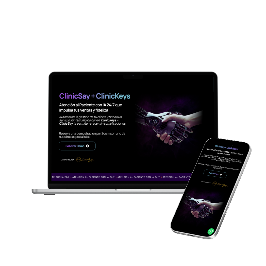 Mockup de Clinickeys