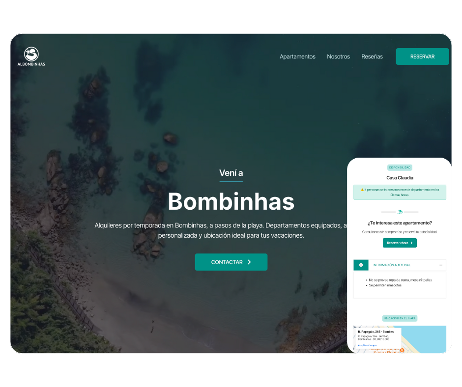 Mockup de Albombinhas