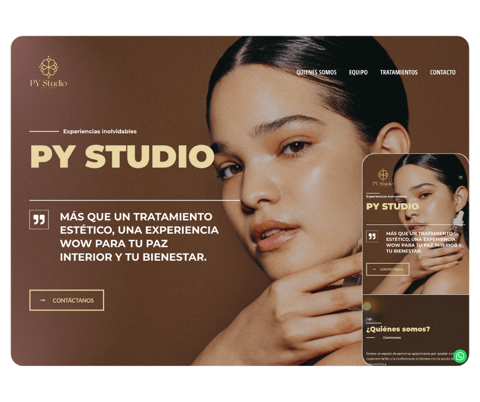 Mockup de PY Studio